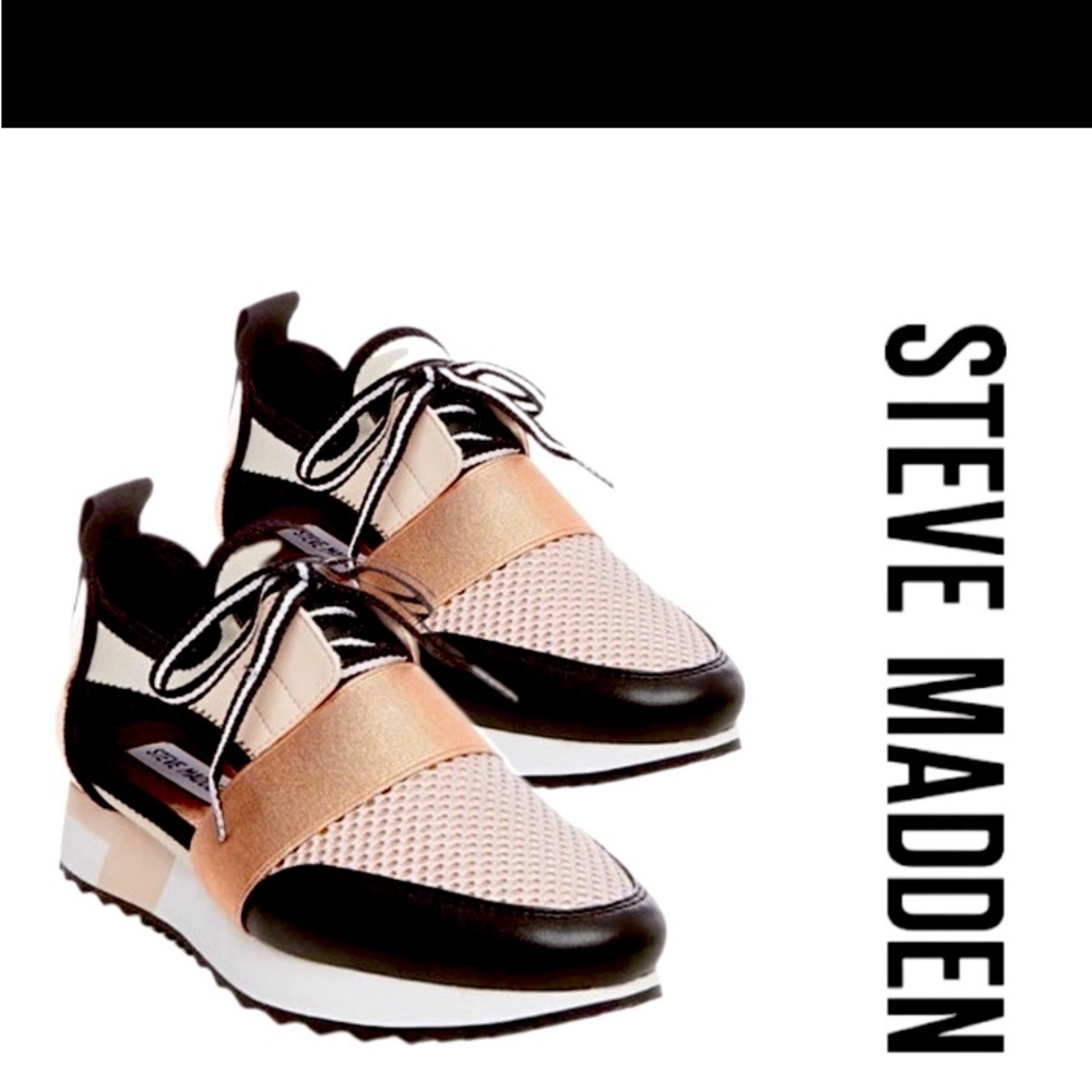 Steve Madden Arctic Rose Gold Sneaker